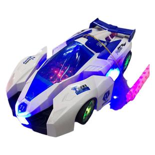 元宵中秋节儿童礼物手提灯笼玩具男电动万向变形汽车星际战车发光