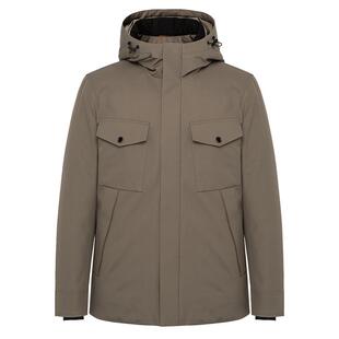 VSKONNE威斯康尼羽绒服男运动休闲中长款白鹅绒保暖羽绒服外