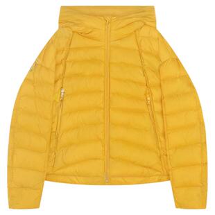 邱莹莹 HELA AOMI “秋叶落”90白鸭绒韩系加厚款连帽羽绒服