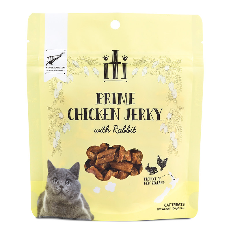 新西兰进口iti依蒂猫零食风干鸡肉兔肉软酥易消化肉干拌粮奖励