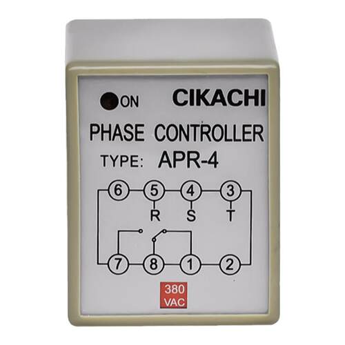 正品CIKACHI台湾嘉阳 APR-4 AC380V相序保护 防止缺相逆相控制器