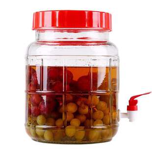 自动排气水果酵素桶发酵密封罐无铅玻璃泡酒自酿葡萄酒瓶加厚包邮