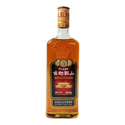 古越龙山金五年加量装600ml*1瓶