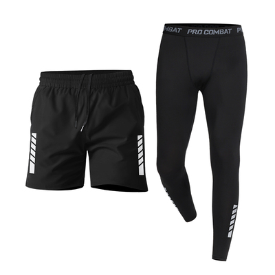 篮球紧身裤速干衣跑步训练健身服