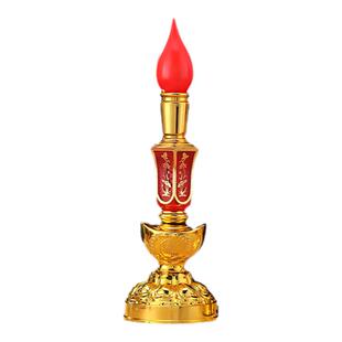 电子蜡烛灯烛台灯电池插电长明灯财神灯家用佛前供奉菩萨佛灯供灯