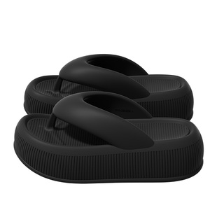厚底人字拖女外穿夏季2026新款增高防滑防臭海边凉鞋沙滩夹脚拖鞋