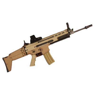 Mk16 SCAR-L手工DIY狙击步枪1米冲锋突击步枪拼装3D折纸玩具纸模