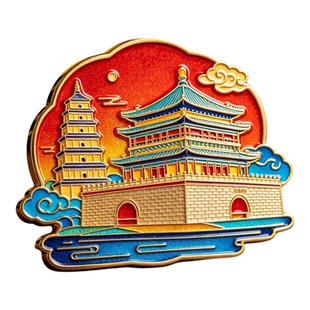 来图定制立体拼图拼接拼插组合徽章定做多用途套装冰箱贴胸章摆件
