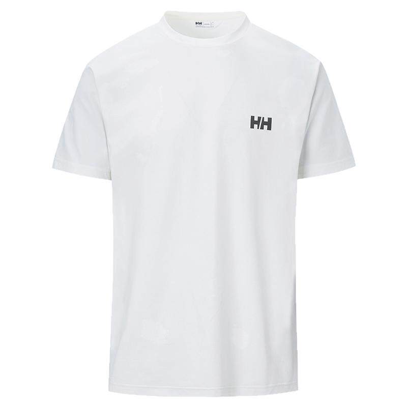 【王一博同款】HELLY HANSEN/HH26夏情侣速干抗菌LOGO图案短袖T恤