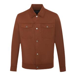 [美拉德风]ROBERTA诺贝达男装男士夹克秋季新款休闲纯色翻领外套