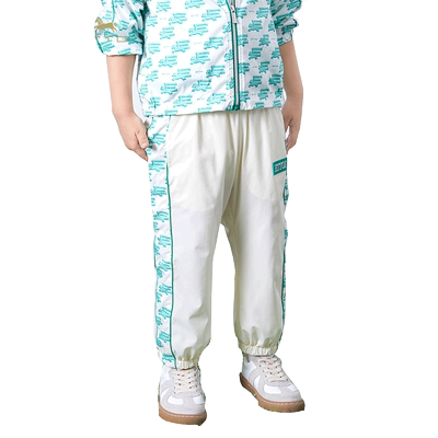 ETTOI长裤锦纶休闲裤拼条