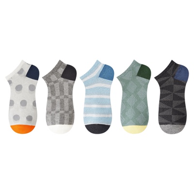 派米男士春夏薄款透气隐形短袜