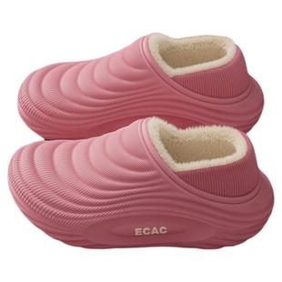 手术室防水棉拖鞋女款秋冬季室内家居医护防滑厚底包跟棉鞋女外穿
