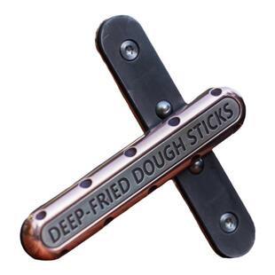 Dz. Top-D推牌油条机械啪啪币指尖陀螺小飞棍解压金属玩具EDC