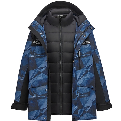 三合一羽绒服波司登防泼水