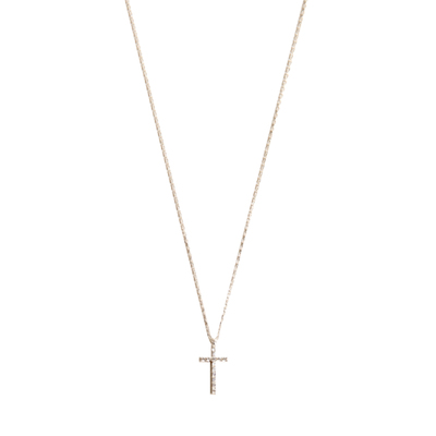 水钻十字架小号锁骨链