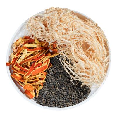 小茶方儿童蚕砂竹茹陈皮