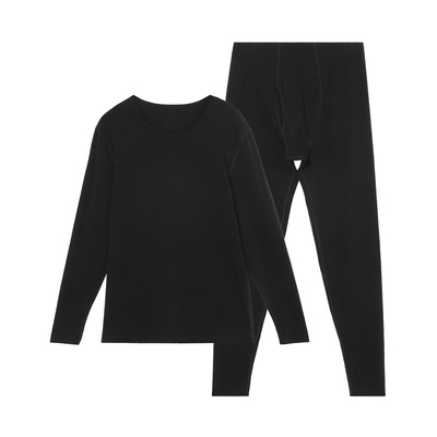 安莉芳男士2025年新款秋衣秋裤圆领舒适简约加厚打底保暖内衣套装