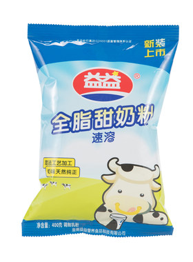 学生天然400g全脂甜奶粉