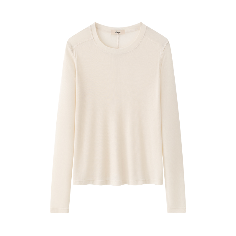 Lagur㊣透气速干“防晒皮肤衣”纯色长袖T恤女夏轻薄2025新款上衣
