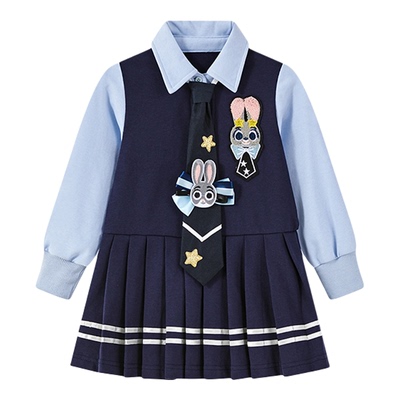 疯狂动物城女宝宝连衣裙生日礼服