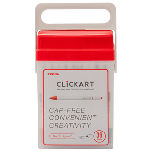 败家实验室斑马clickart新色柔和色按动水彩笔荧光拾趣限定