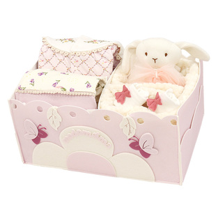 新生儿用品婴儿礼盒女宝宝出生见面礼连体衣满月礼物百天周岁礼品