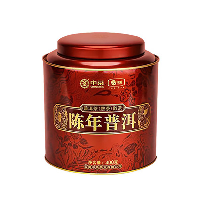 中茶普洱熟茶云南陈年普洱茶叶