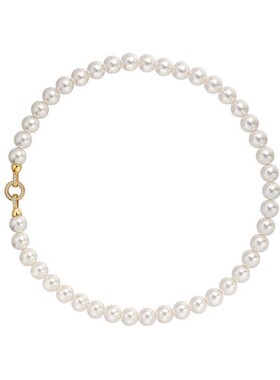 法式轻奢小众高级感生日礼物倪妮同款珍珠锁骨链冷光澳白珍珠项链