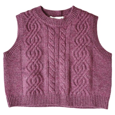 Little现货 Dua perla FW25新款秋冬针织套装背心衬衫短裤