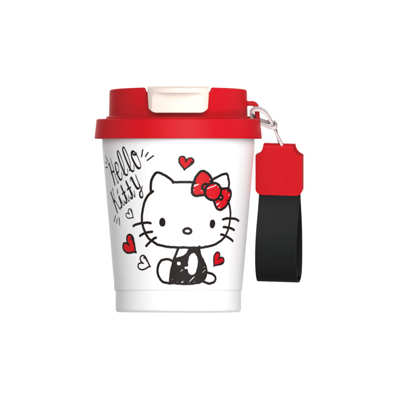 Hellokitty高颜值女生保温杯316不锈钢办公室咖啡杯双饮水杯礼物