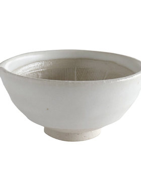 LOLO日本制手工陶瓷研磨碗压蒜器厨房调料碗家用研磨工具研磨器