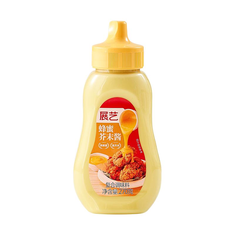 展艺韩式蜂蜜黄芥末酱沙拉番茄黑胡椒汉堡炸鸡三明治挤压瓶商用酱