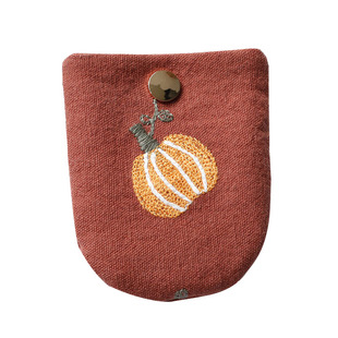 Handmade原创刺绣蝴蝶迷你包无线苹果蓝牙耳机包项链戒指首饰保护套壳收纳包精致迷你手工小包布艺耳机便携包