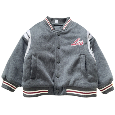 加厚男童夹棉外套冬季保暖棒球服