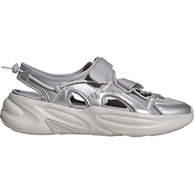 Adidas/阿迪达斯正品2025男女复古超轻缓震魔术贴厚底凉鞋JS4580