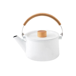 DEARYOU日本进口小泉诚kaico珐琅壶搪瓷烧水壶木柄开水壶小1.45L