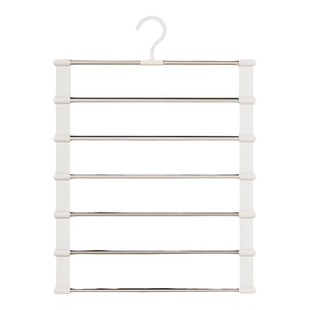 多功能多层裤架衣柜收纳神器家用防滑裤夹衣架收纳架折叠云梯裤架