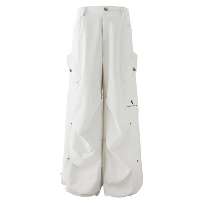 BJHG工装休闲裤子男款伞兵阔腿裤