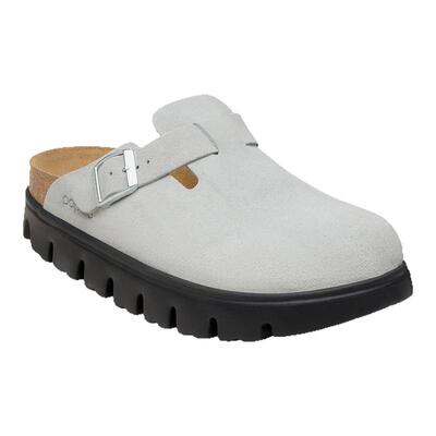 BIRKENSTOCK绒面革厚底毛毛鞋
