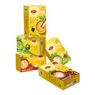 立顿奶茶袋装香浓经典原味港式鸳鸯柠檬片速溶冲泡热饮10包