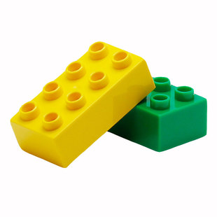 通用高基大颗粒积木散件2*4兼容适用于建构diy配件男女孩益智玩具