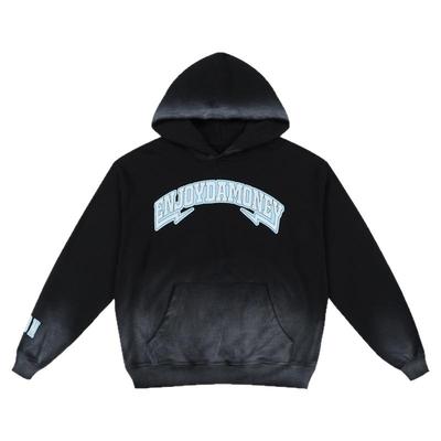 MEDM25SS毛毡标脏洗连帽卫衣