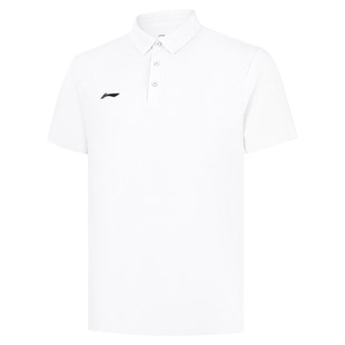 李宁POLO衫T恤男女款2026夏季新款速干透气宽松休闲运动短袖上衣