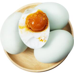 咸鸭蛋正宗流油整箱批发加大60-70g熟咸鸭蛋开袋即食鸭蛋流油不咸