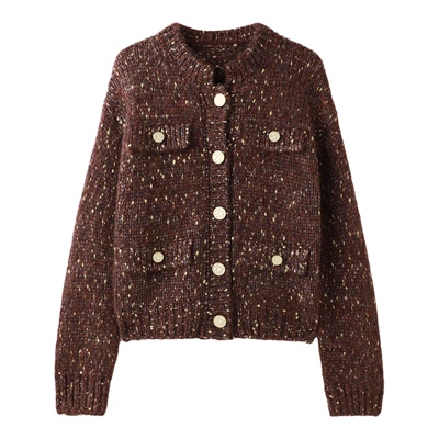 轻奢时尚宽松气质小香风百搭开衫