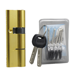 品发锁业 防盗门锁芯 铝包锌锁芯 门锁 65-110mm 通用型