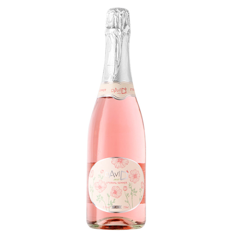 整箱6支750ml装送香槟酒杯*2起泡酒女生甜型低度微醺水果味气泡酒