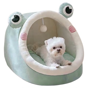 猫窝四季通用夏季狗窝半封闭式夏天小型犬宠物窝冬季保暖2026新款