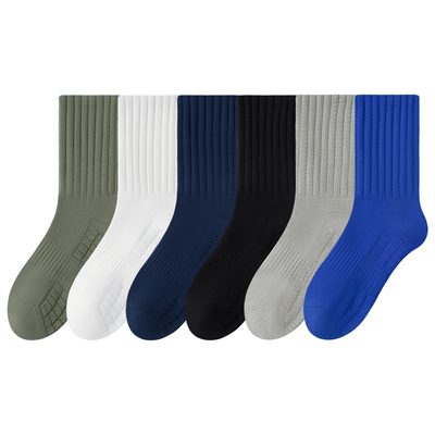 100%新疆棉袜子男款纯棉冬季